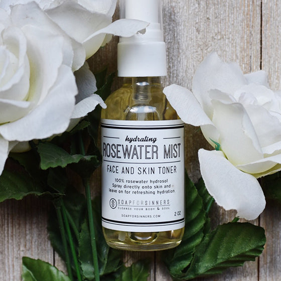 Rosewater Mist 2oz Soap for Sinners