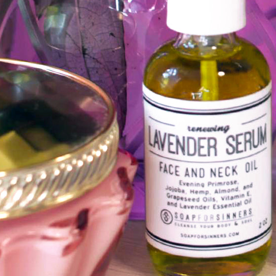 Lavender Serum 2oz Soap for Sinners