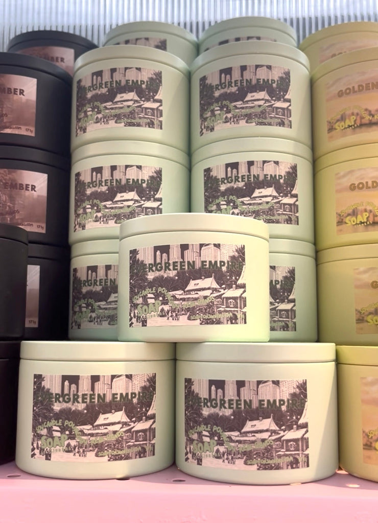 8 oz Colored Candle Tin