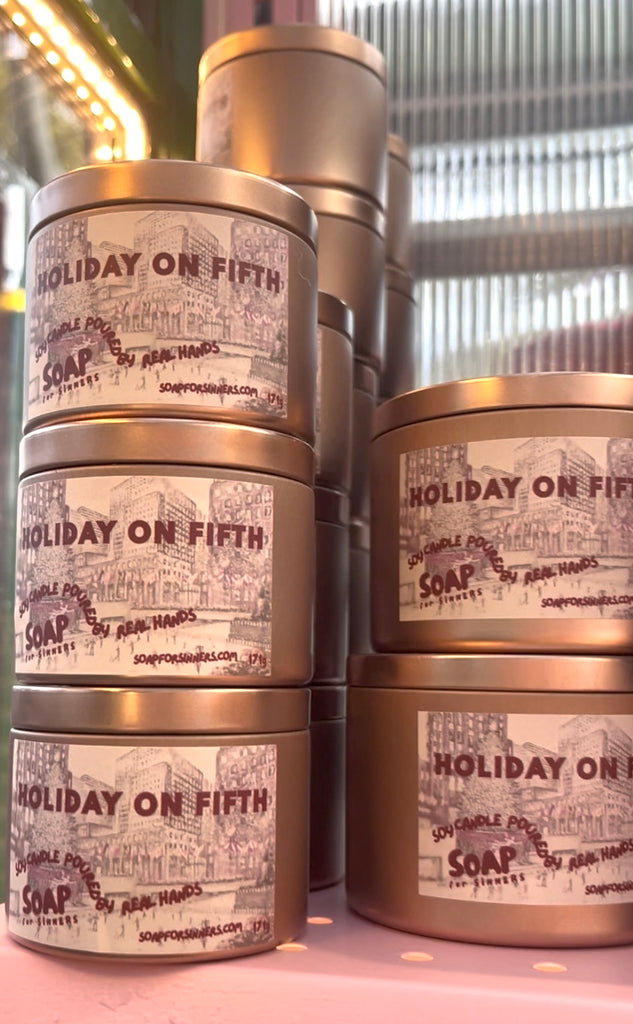 8 oz Colored Candle Tin