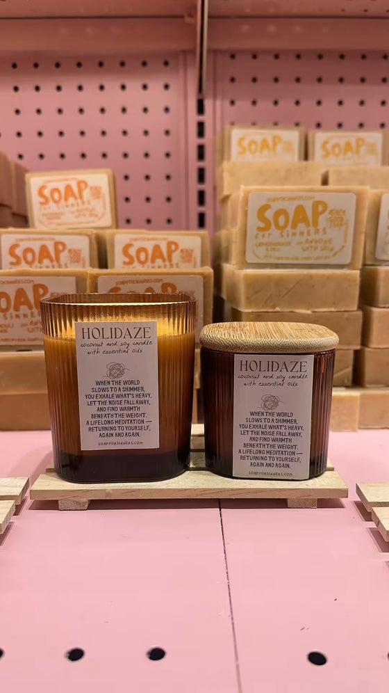 12 oz Holidaze Scent Glass Candle Jar