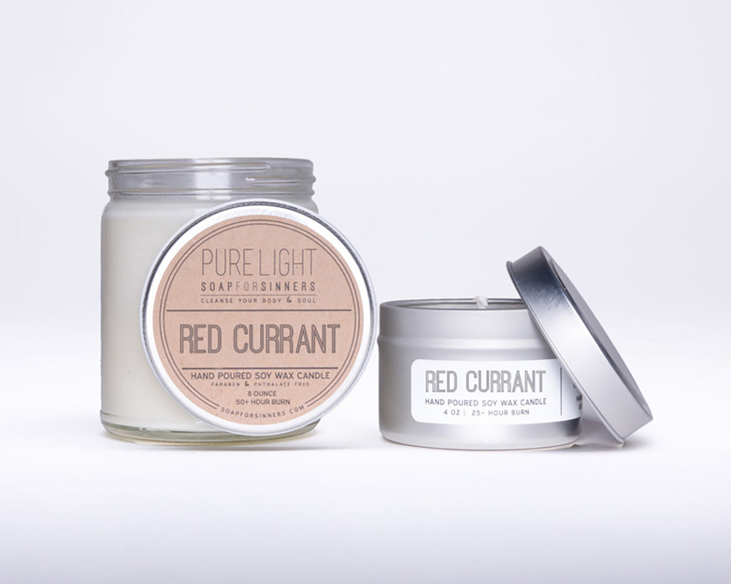 Red Currant 8oz Jar Candle - Imperfects